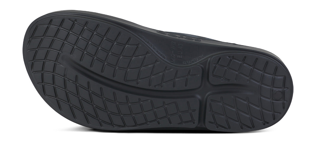 BAUER/OOFOS Women's OOriginal Sport Sandal â€?Black Asphalt