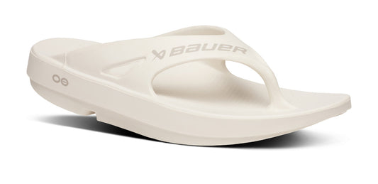 BAUER/OOFOS Men's OOriginal Sport Sandal â€?Chalk