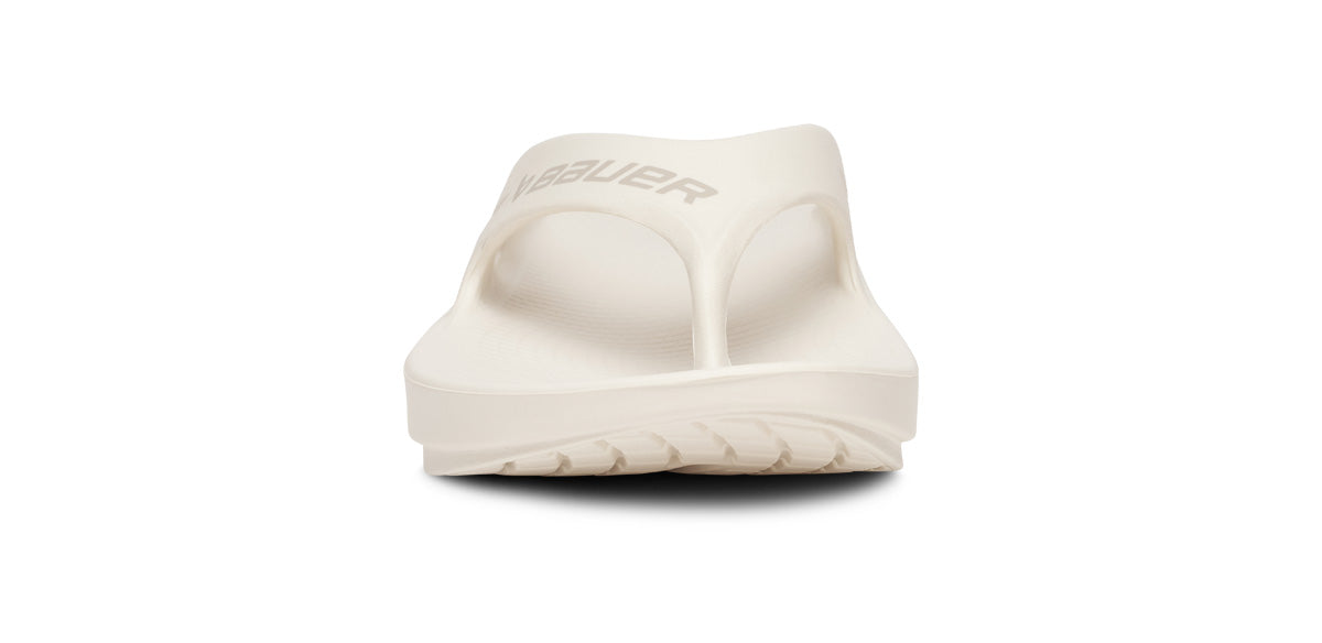 BAUER/OOFOS Men's OOriginal Sport Sandal â€?Chalk