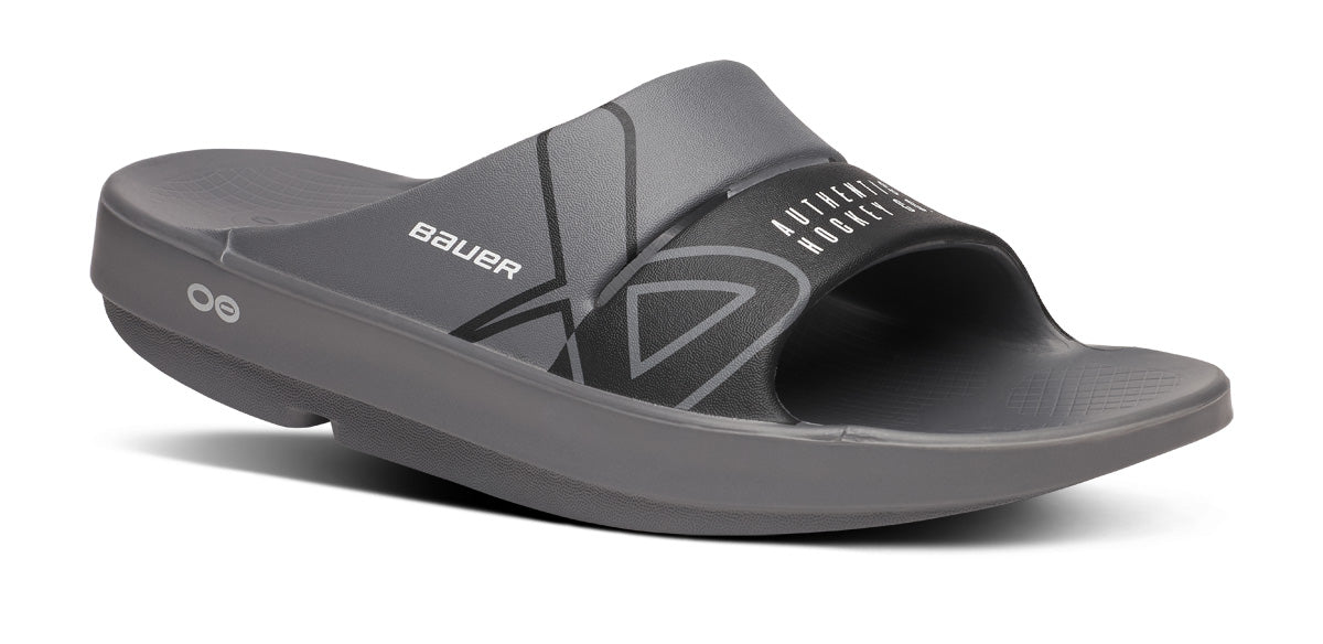 BAUER/OOFOS Women's OOahh Sport Slide Sandal â€?Slate