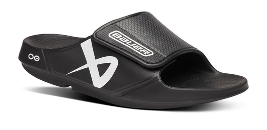 BAUER/OOFOS Women's OOahh Sport Flex Sandal â€?Black