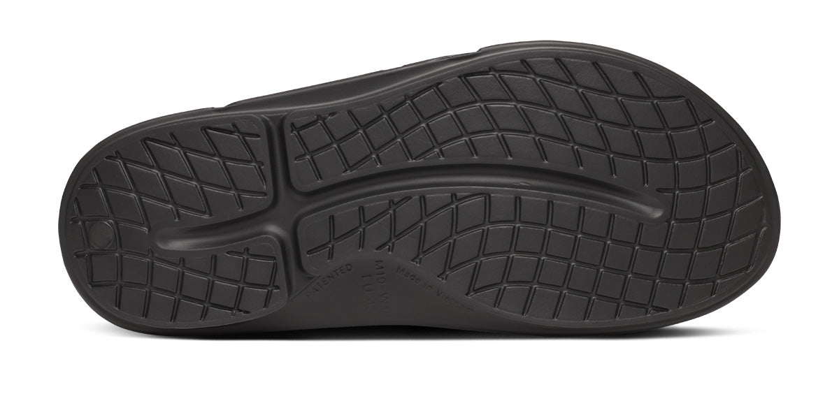 BAUER/OOFOS Men's OOahh Sport Flex Sandal â€?Black