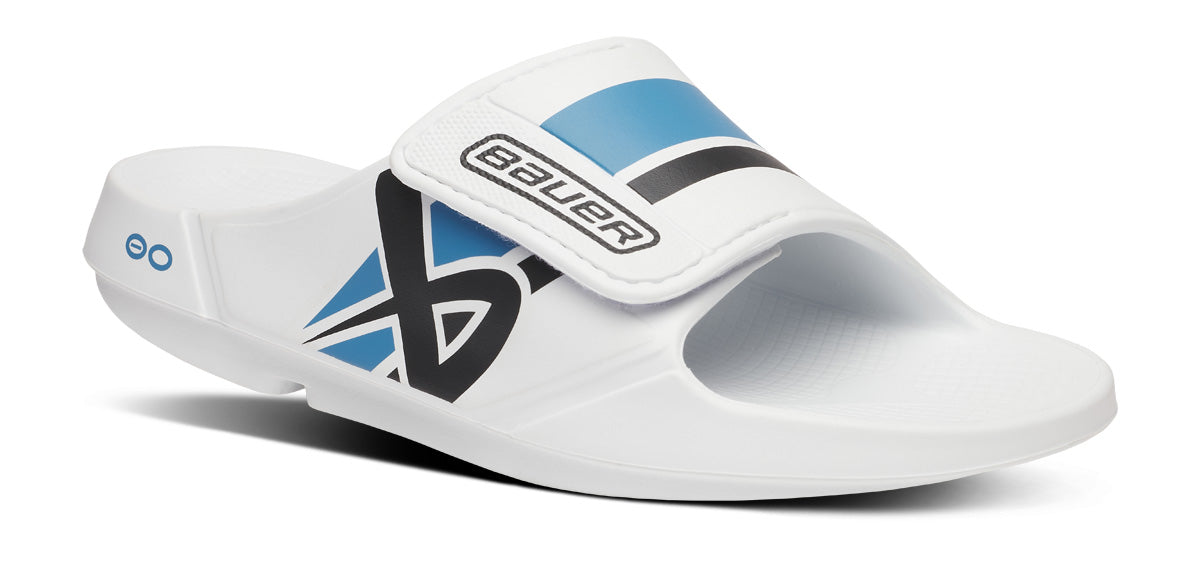 BAUER/OOFOS Women's OOahh Sport Flex Sandal â€?White