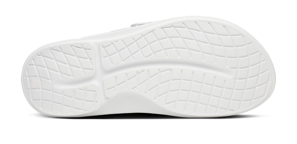 BAUER/OOFOS Men's OOahh Sport Flex Sandal â€?White